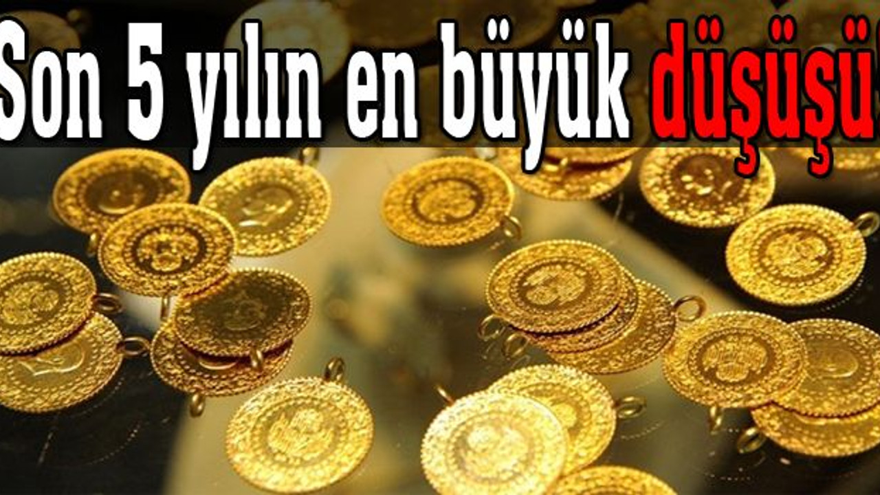 Altında Son 5 Yılın En Büyük Düşüşü!