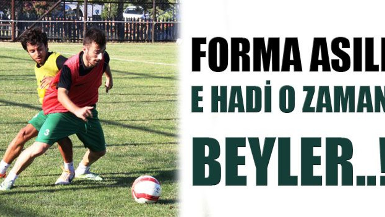 Her şey forma için!..