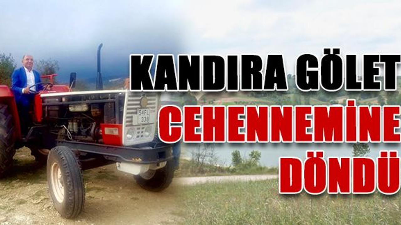 Kandıra gölet cehennemine döndü