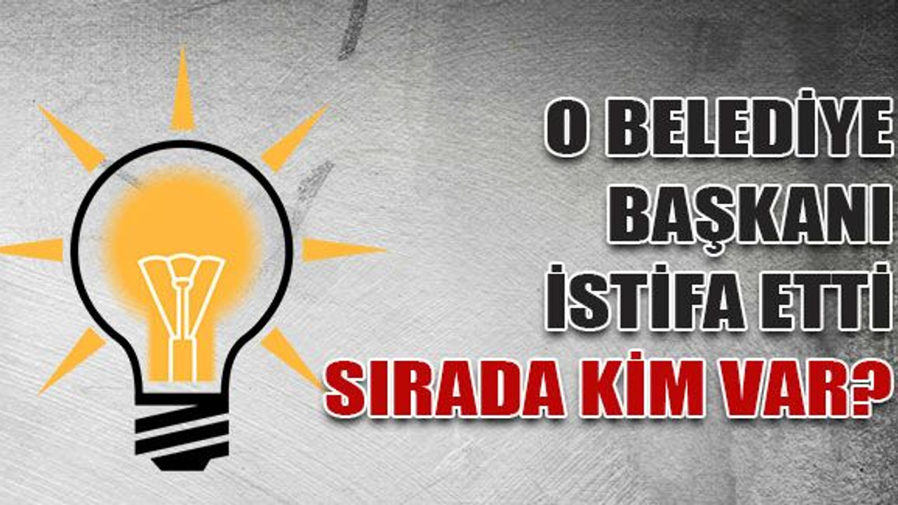 O başkan istifa etti sırada kim var?Şimdi sıradaki istifalar bekleniyor.