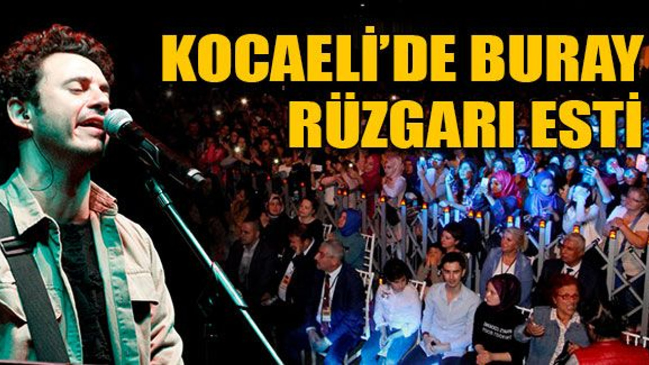 Kocaeli’de Buray rüzgarı esti
