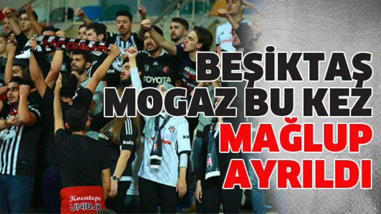 Beşiktaş Mogaz bu kez mağlup ayrıldı