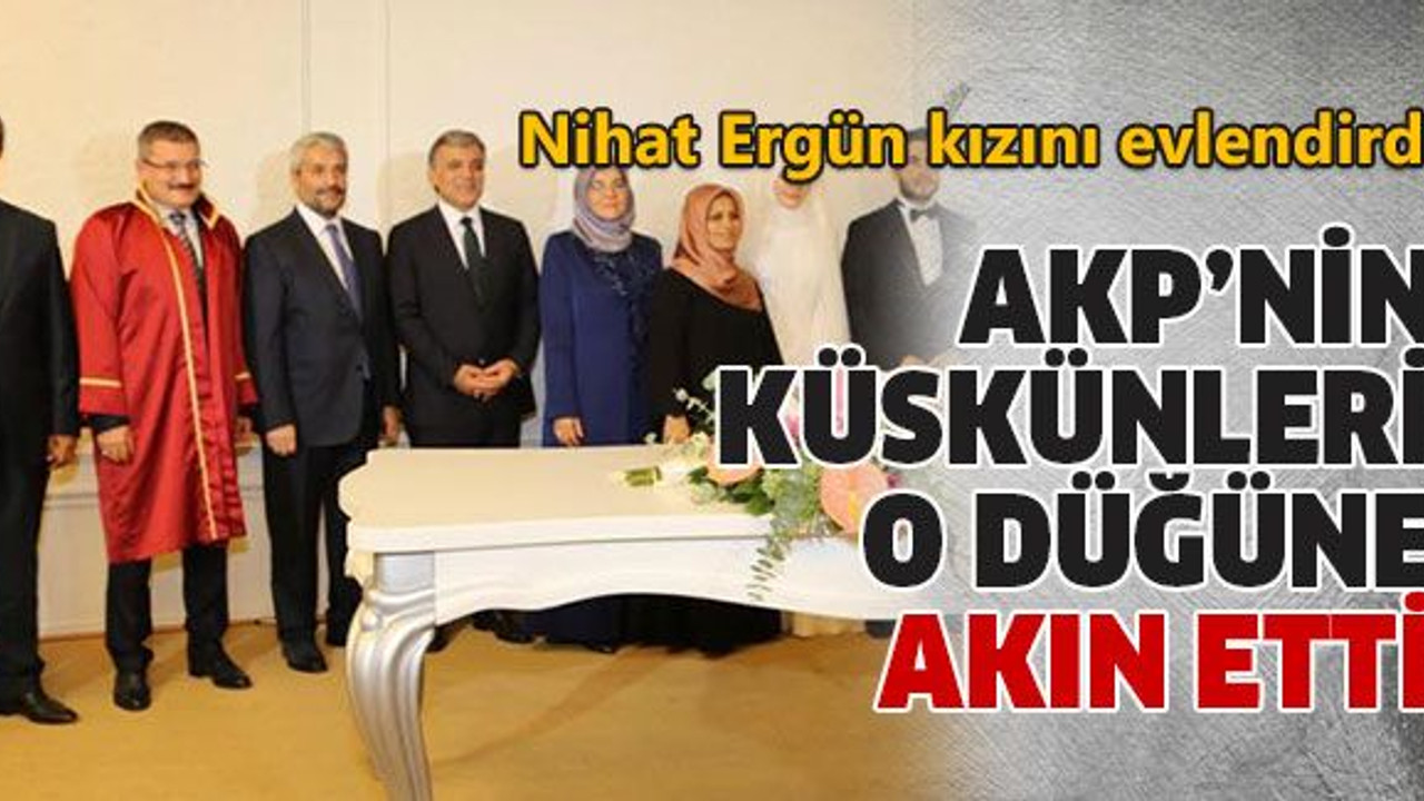 Küskünler o düğüne akın etti