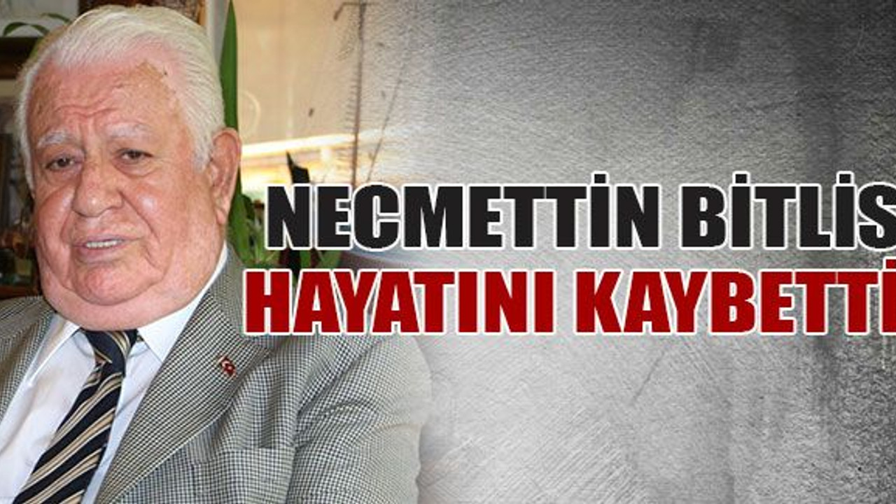 Necmettin Bitlis, hayatını kaybetti