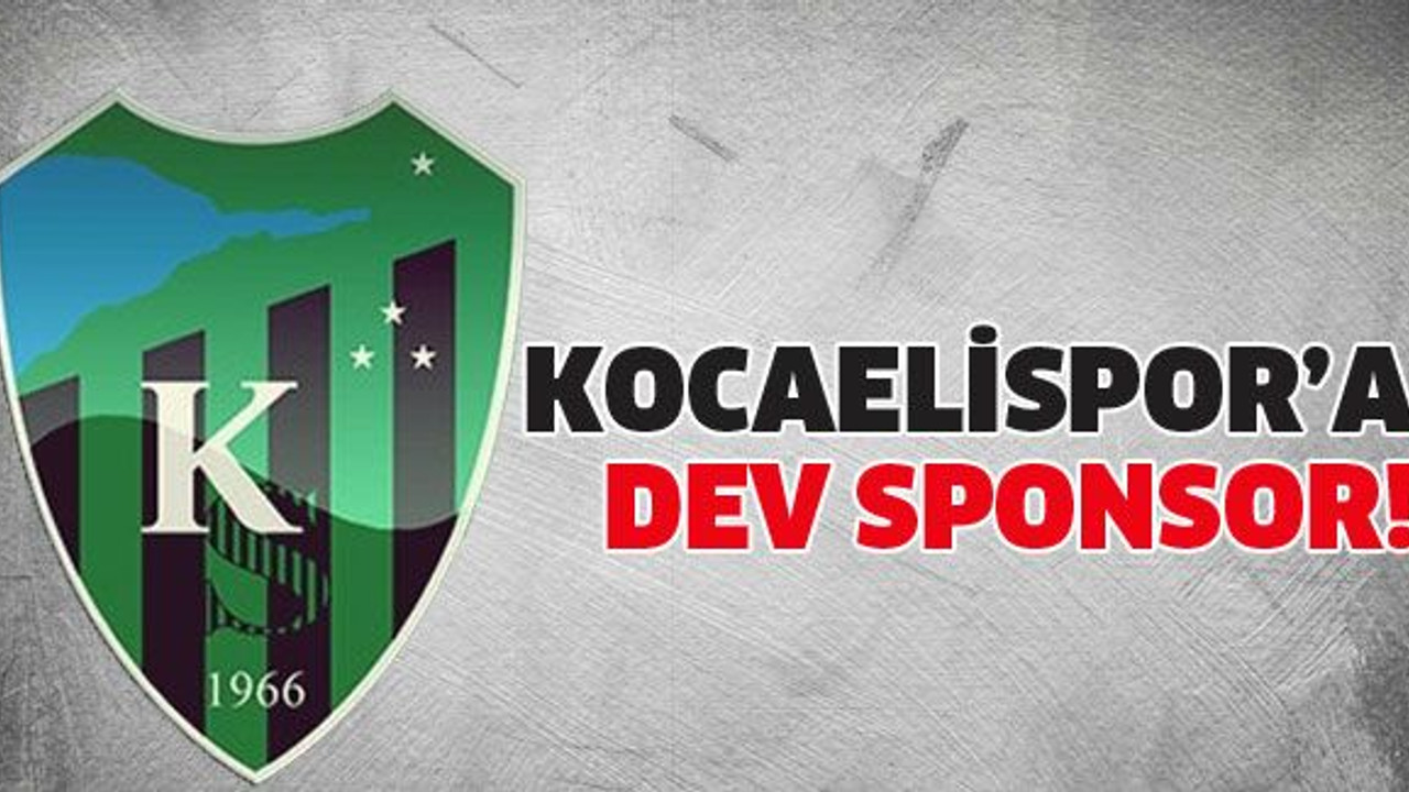 Kocaelispor’a dev sponsor!