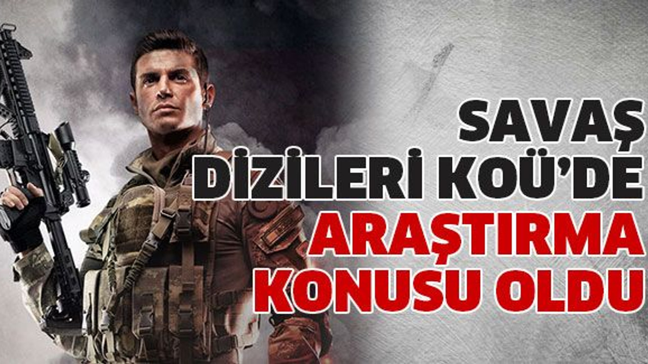 Savaş dizileri KOÜ’de araştırma konusu oldu