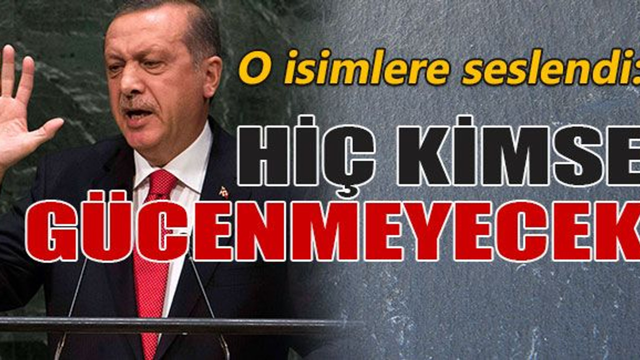 Hiç kimse gücenmeyecek