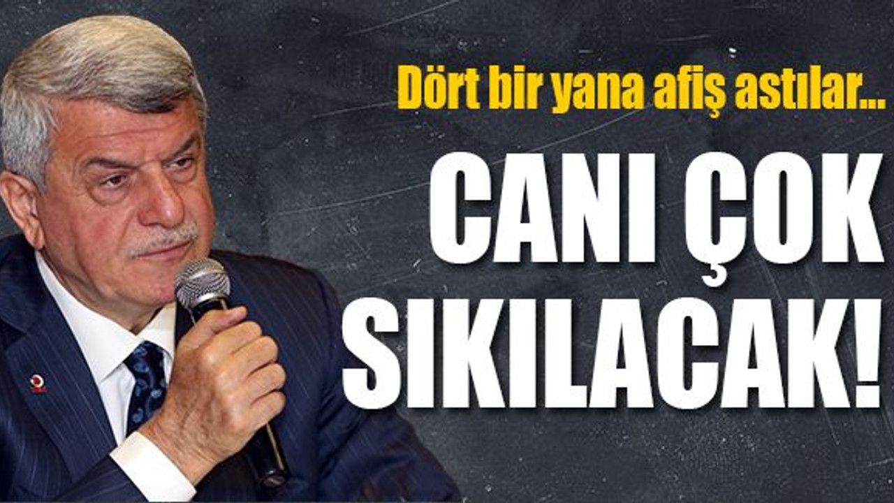 Bu afişler başkanı çok sıkıntıya sokacak!