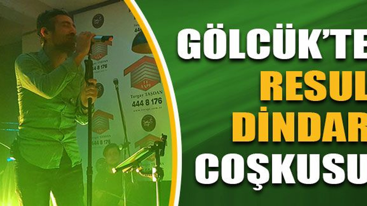 Resul Dindar, Gölcük'te coşturdu!