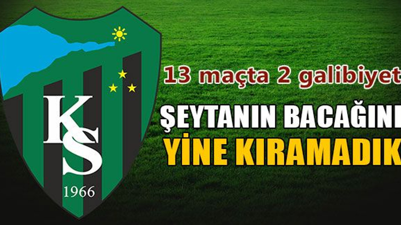 Kocaelispor büyük yara aldı