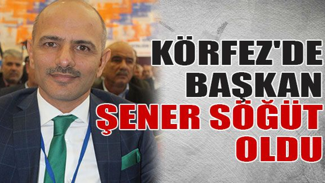 Körfez'de başkan Şener Söğüt oldu