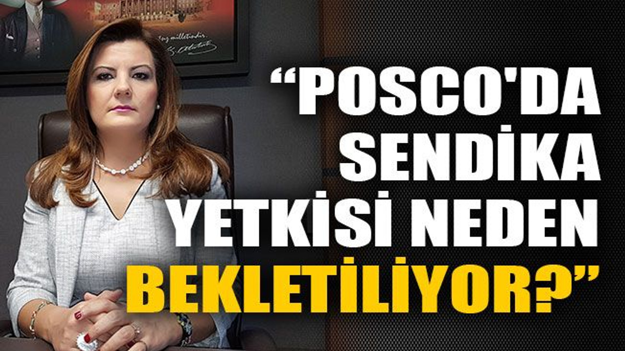 “Posco'da sendika yetkisi neden 40 gündür bekletiliyor?