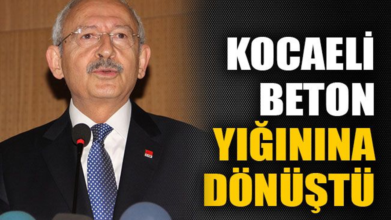 Kocaeli beton yığınına dönüştü