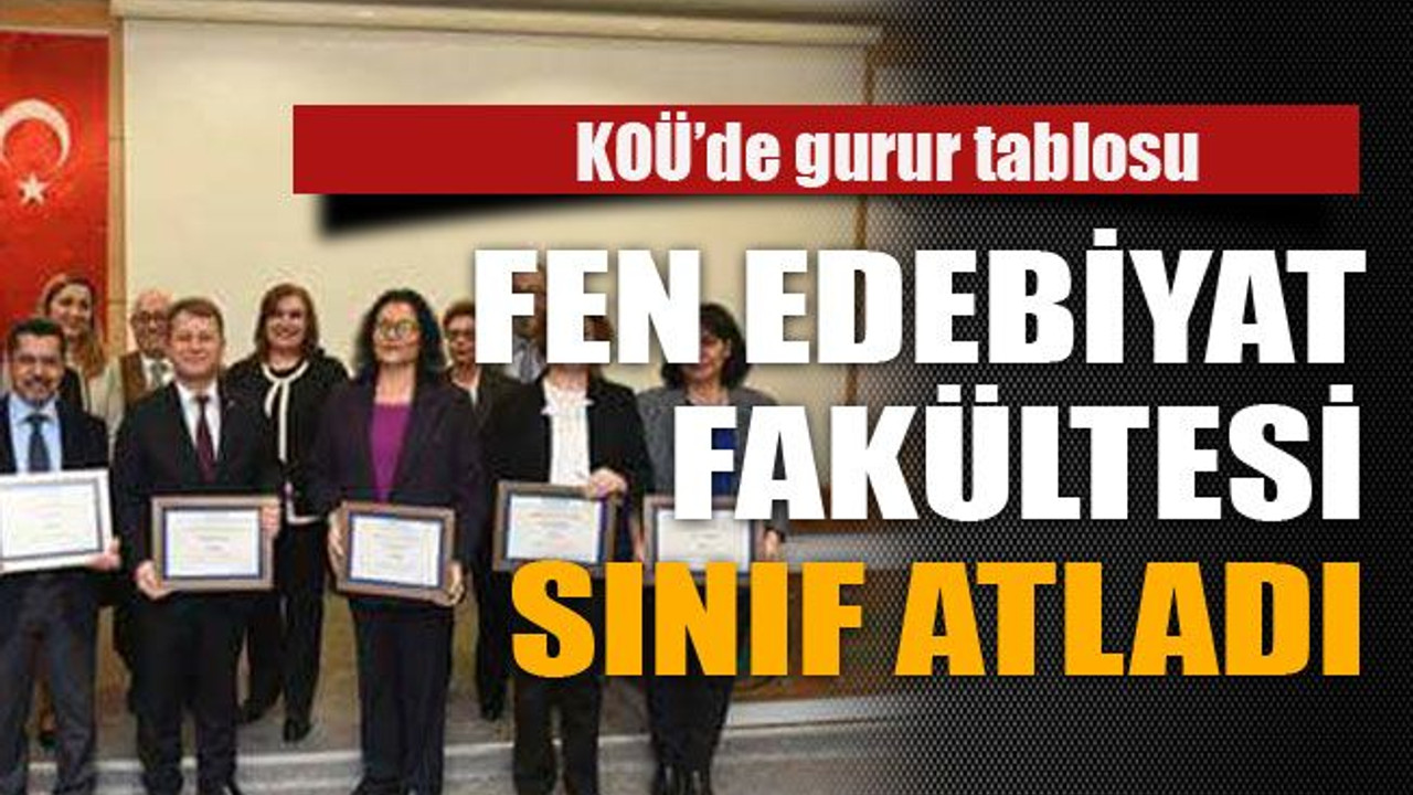 Fen Edebiyat Fakültesi Sınıf atladı