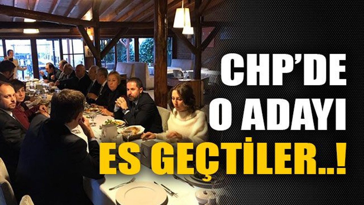 CHP’de o adayı es geçtiler..!