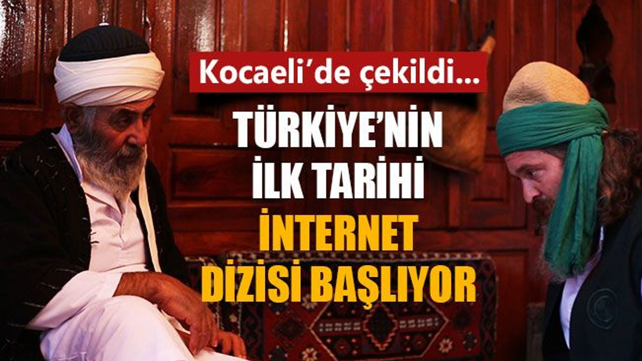 Kocaeli’de çekilen Türkiye’nin ilk tarihi internet dizisi yayına giriyor