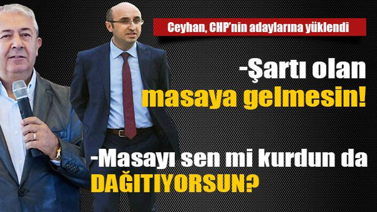 Ceyhan, CHP’nin adaylarına yüklendi