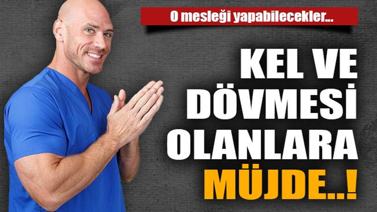 Kel ve dövmelilere müjde