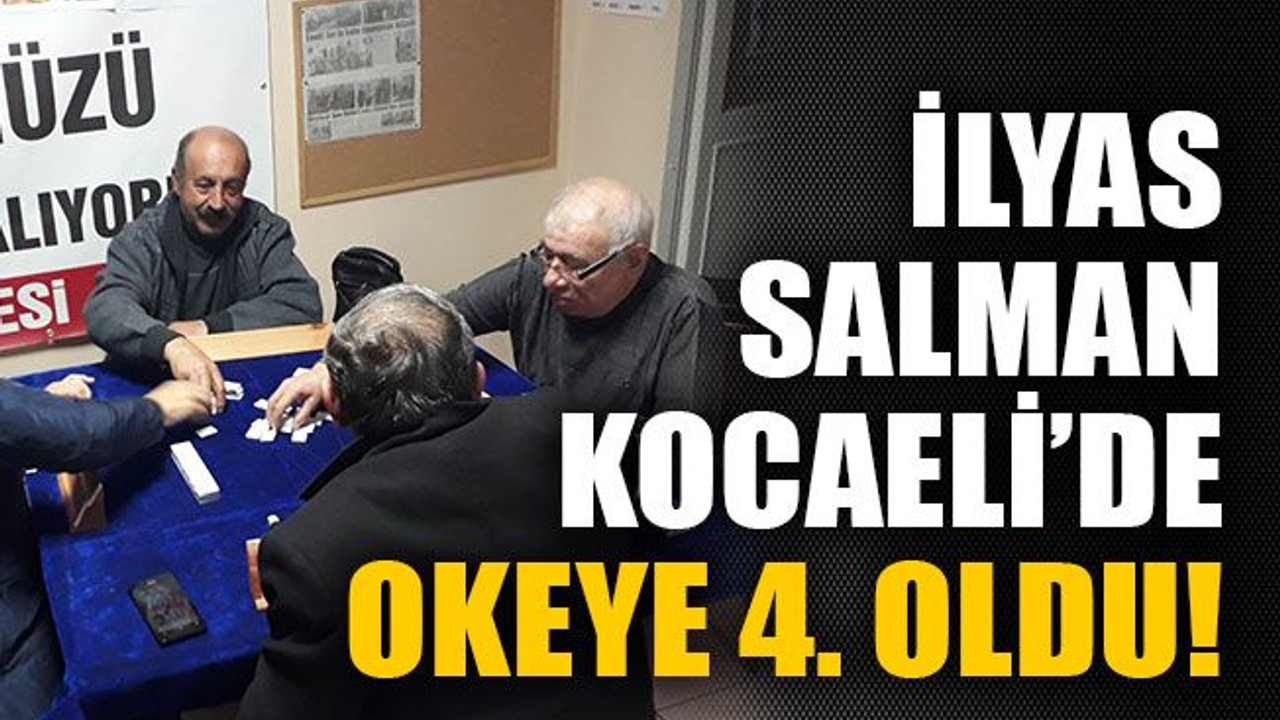 İlyas salman Kocaeli’de okeye 4. oldu!