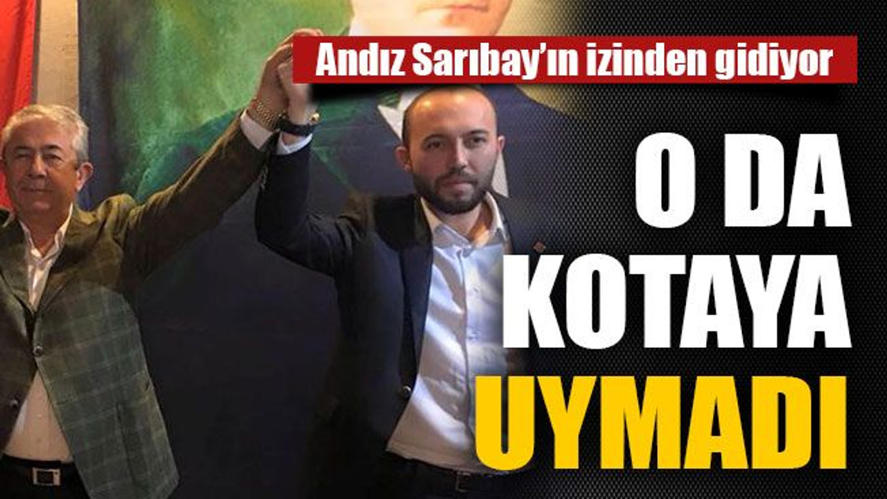 O da kotaya uymadı
