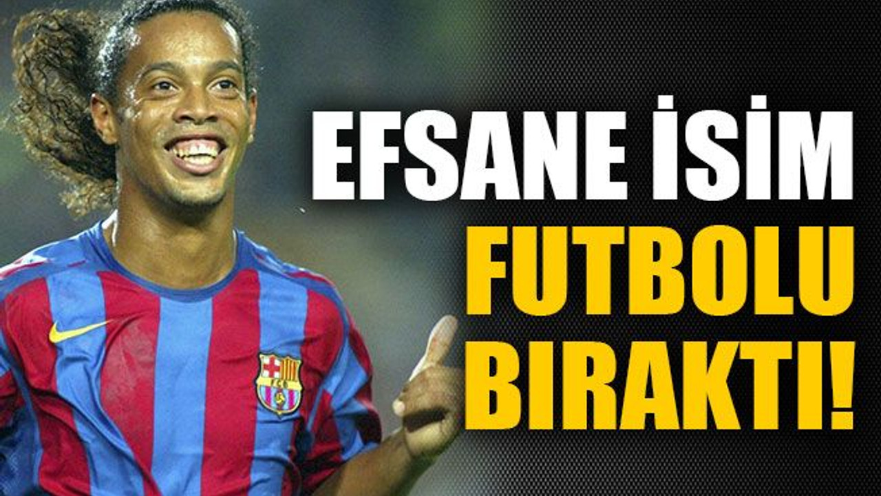 Efsane isim futbolu bıraktı!