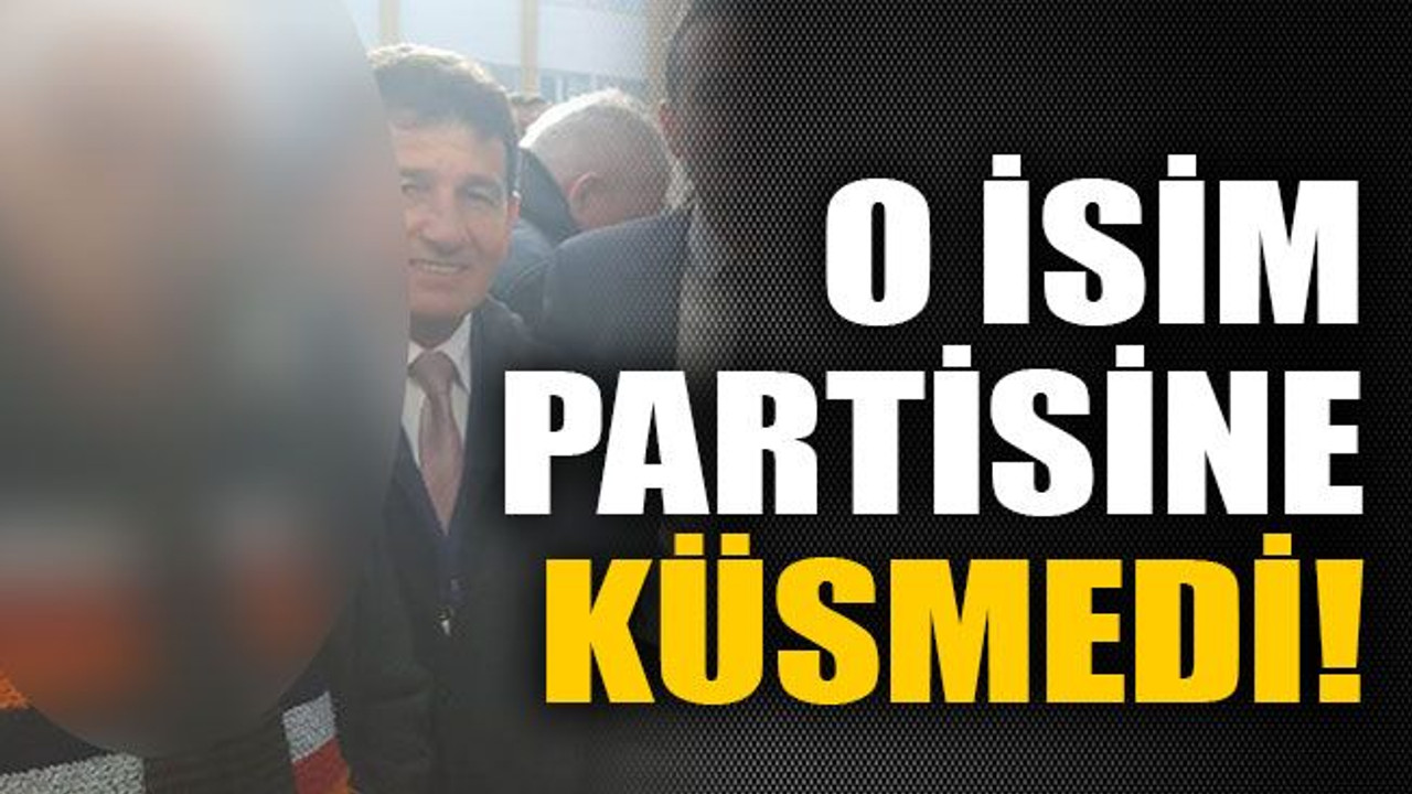 O isim partisine küsmedi!