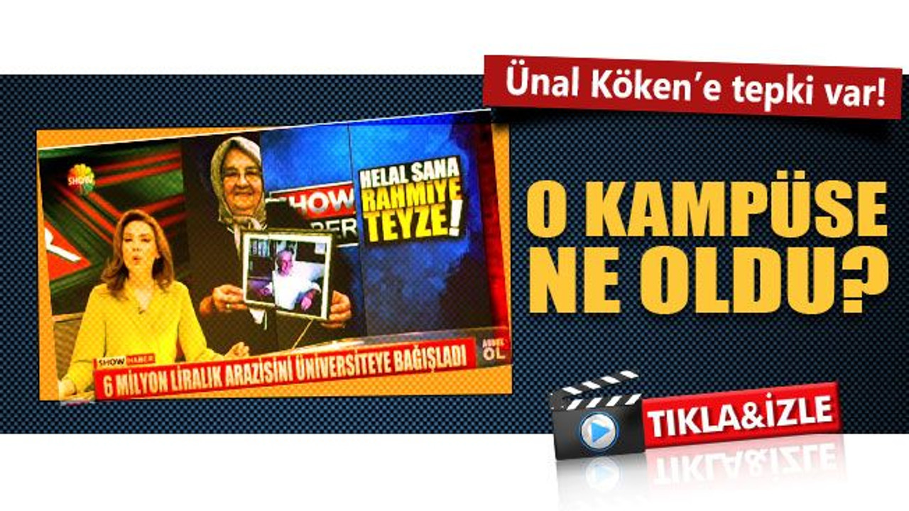 Kandıra’ya yapılacak o kampüse ne oldu Sayın Köken?