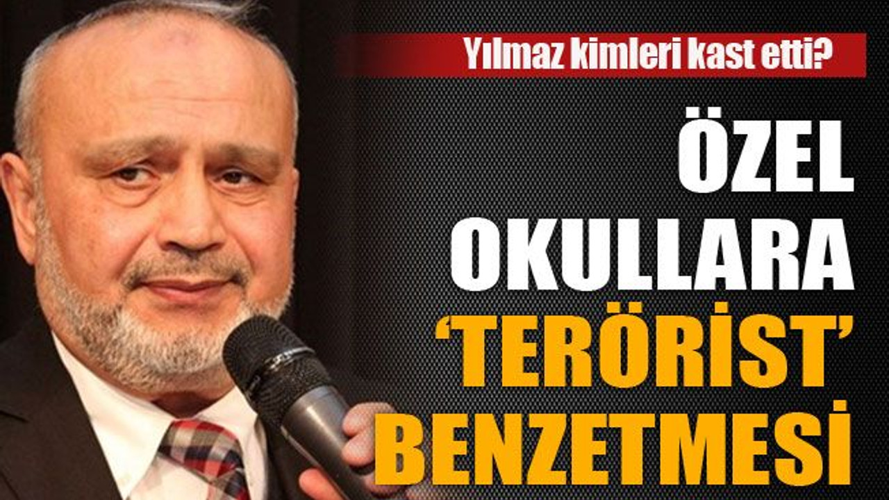 Özel okullara “terörist” benzetmesi