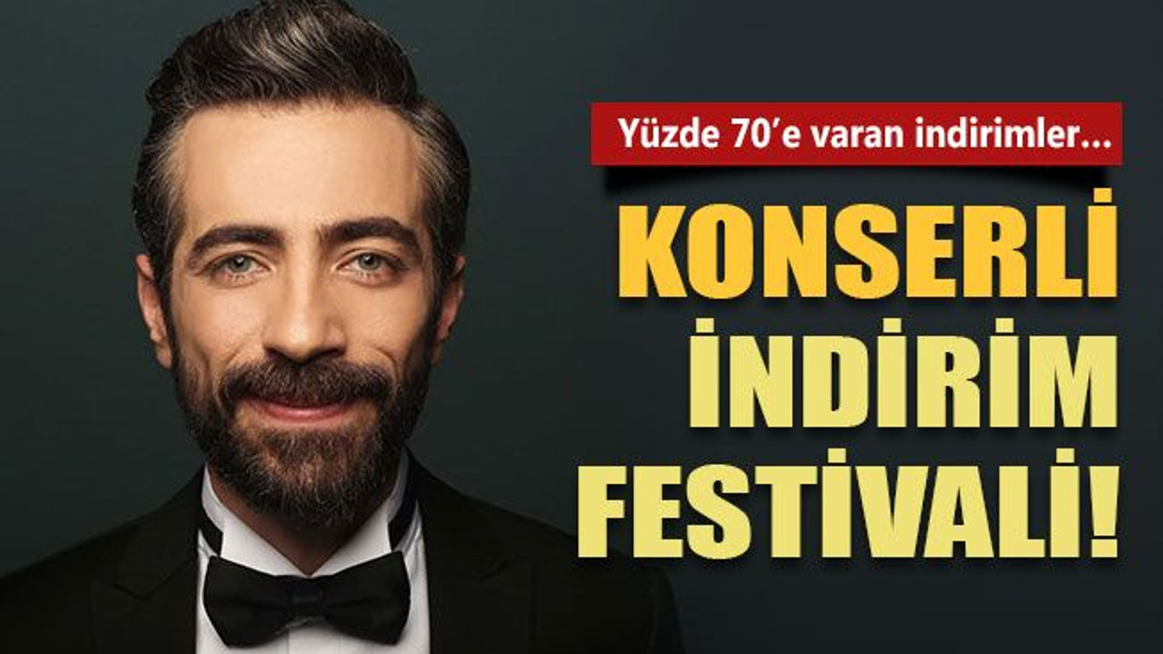 Kocaeli’de konserli indirim festivali başlıyor!