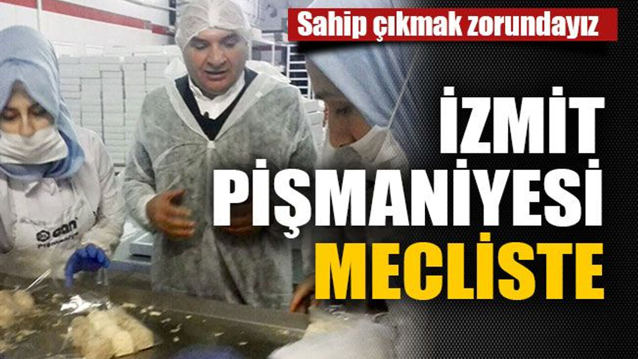 İzmit pişmaniyesi mecliste