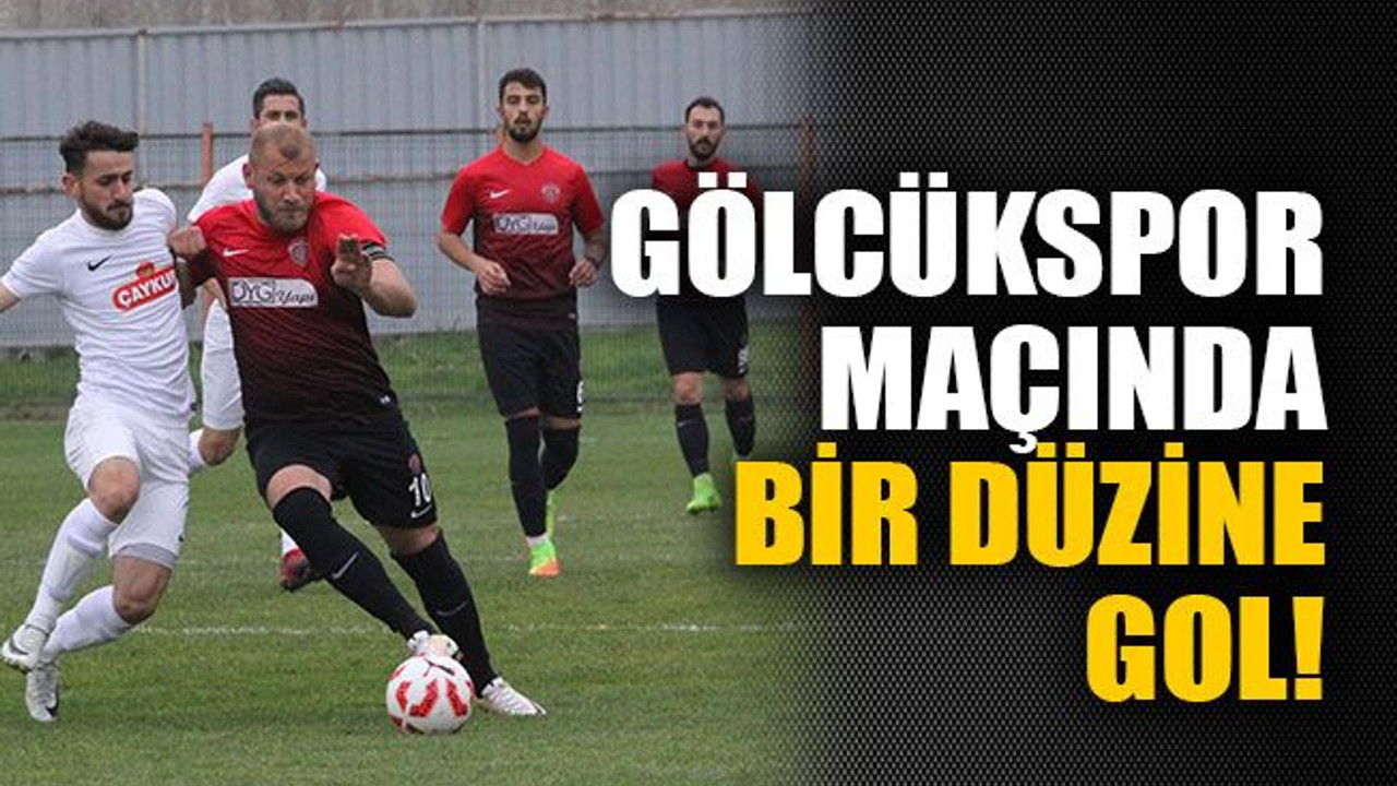 Gölcükspor maçında bir düzine gol!
