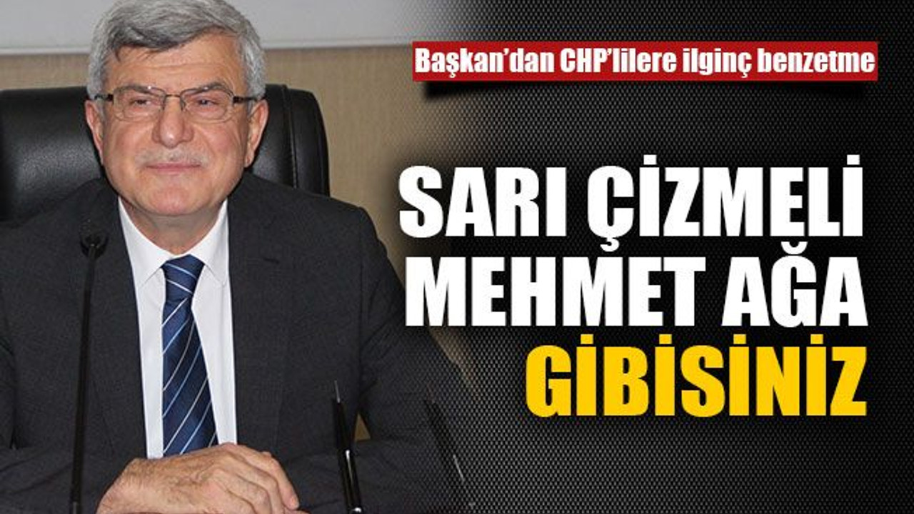 Karaosmanoğlu’ndan CHP’lilere ilginç benzetme