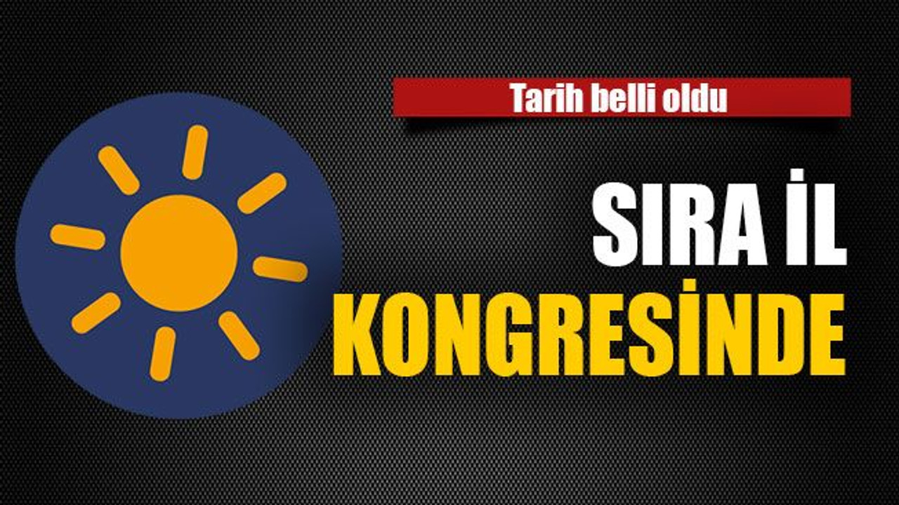 Sıra il kongresinde