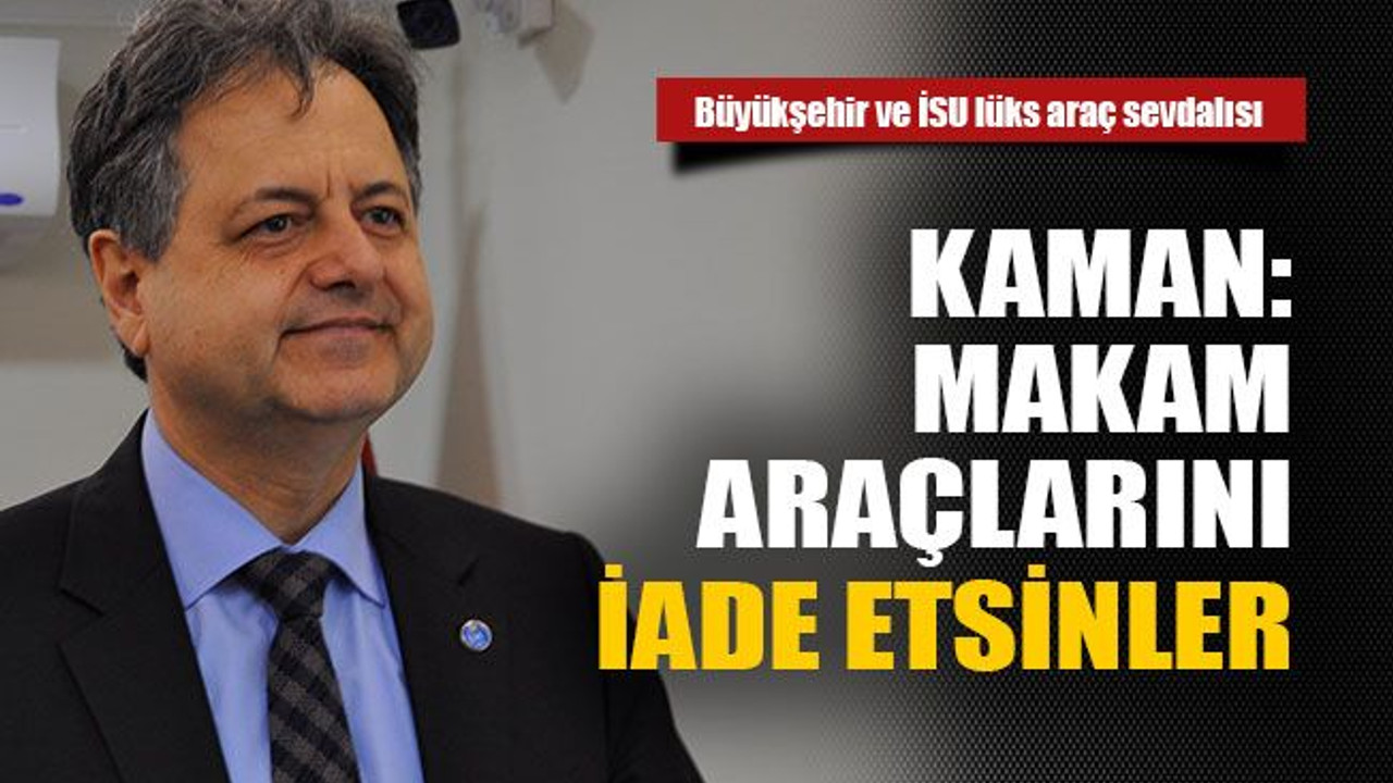 Kaman: Makam araçlarını iade etsinler