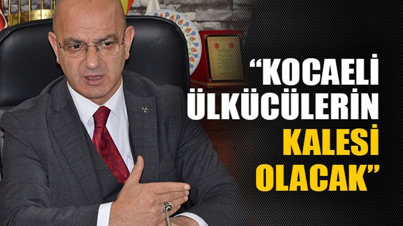Kocaeli Ülkücülerin kalesi olacak