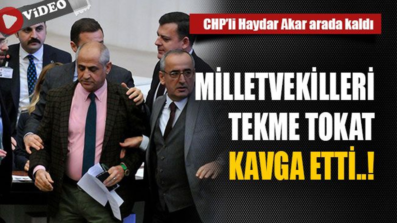 Milletvekilleri tekme tokat kavga etti..!