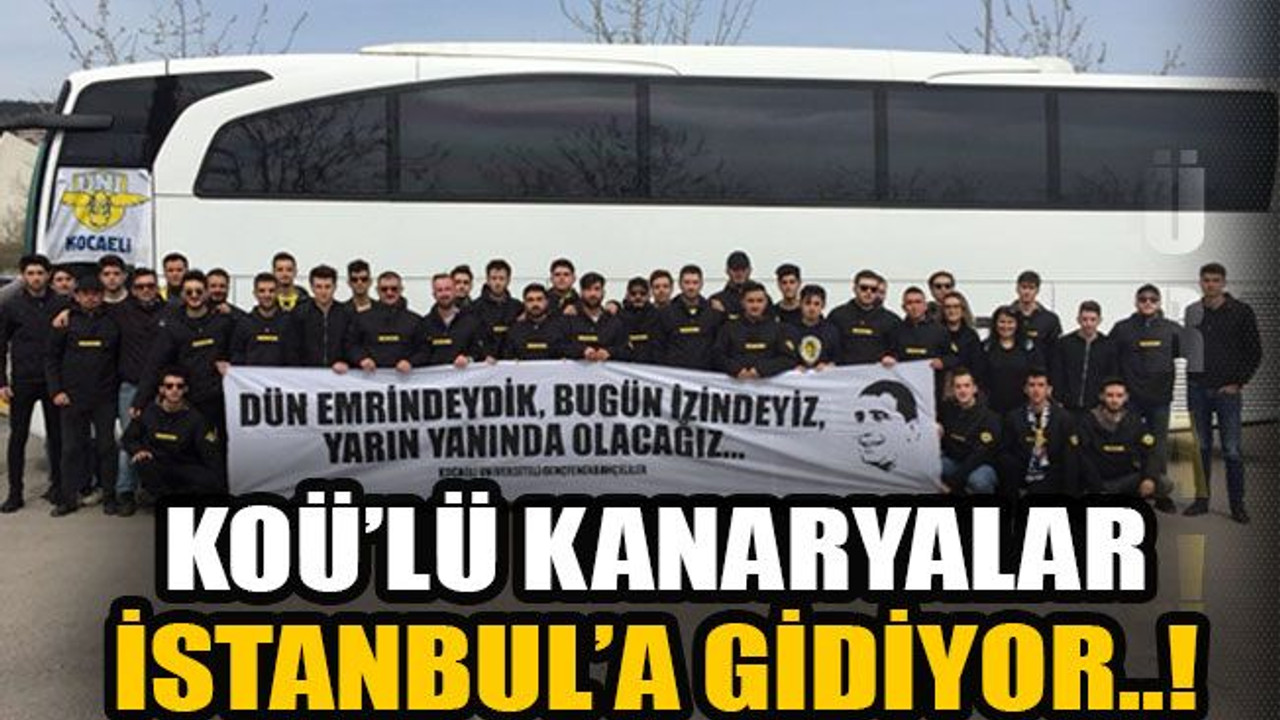 KOÜ’lü kanaryalar İstanbul’a gidiyor..!