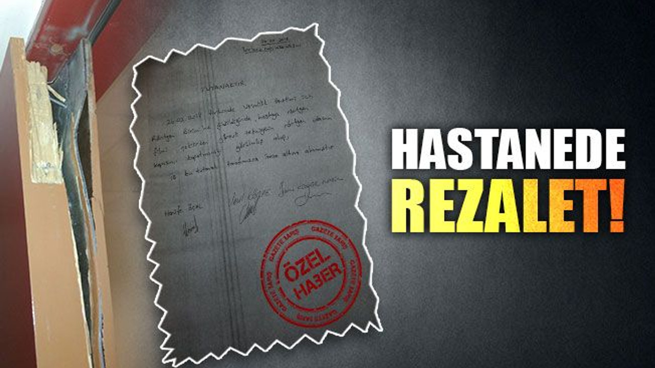 Dilovası Devlet Hastanesi’nde rezalet!