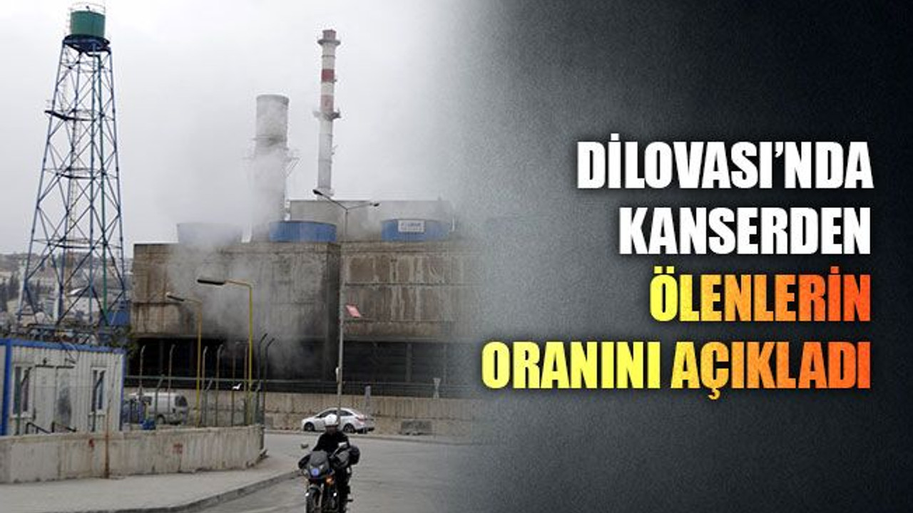 Dilovası’nda kanserden ölenlerin oranını açıkladı