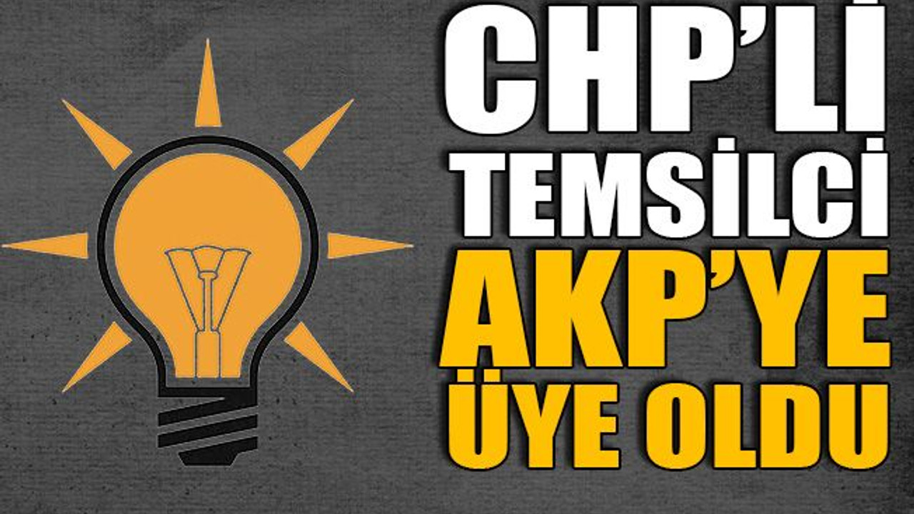 “Rozet öyle takılmaz böyle takılır” CHP temsilcisi AKP’ye üye oldu!