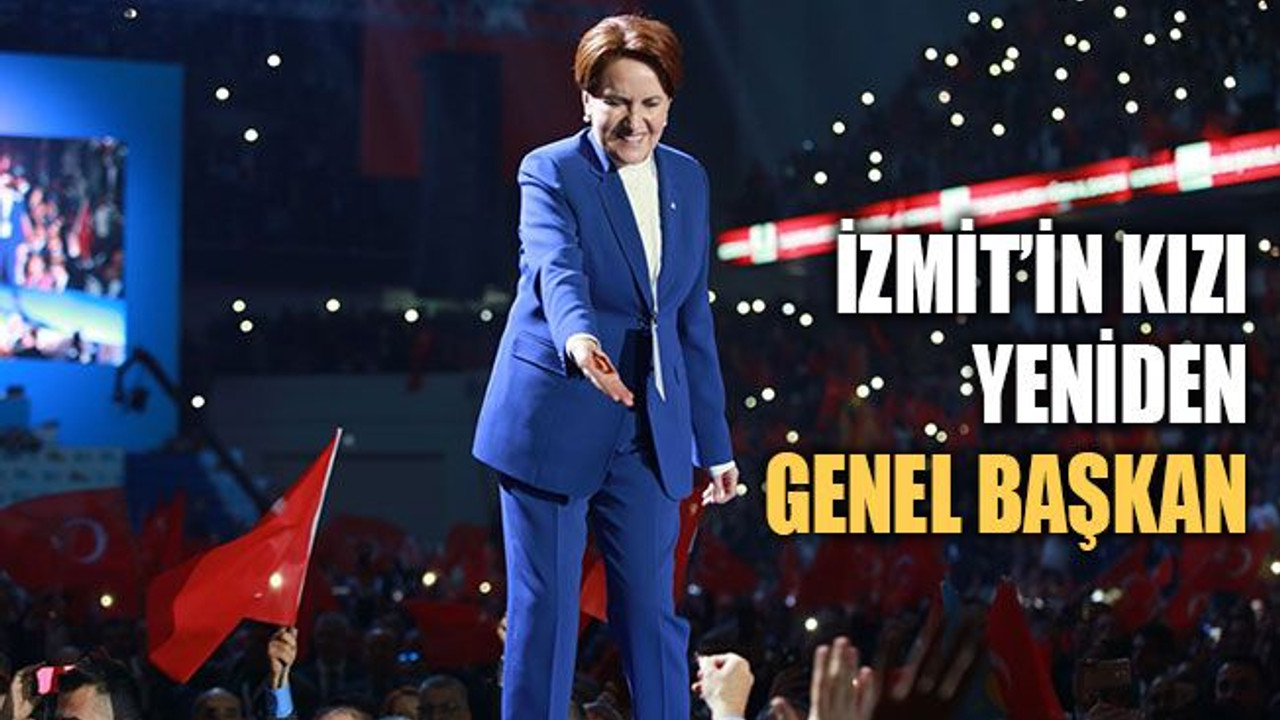 Akşener, tekrar genel başkan