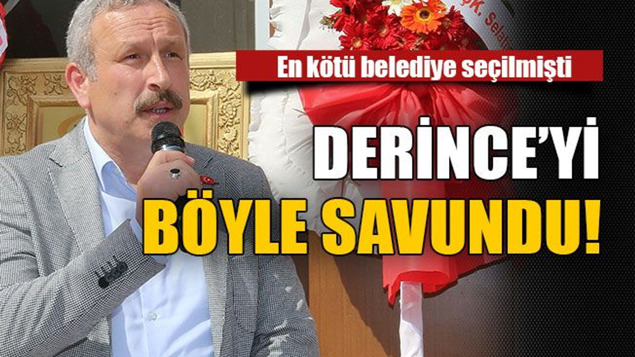 En kötü belediye seçilmişti. Derince’yi böyle savundu!