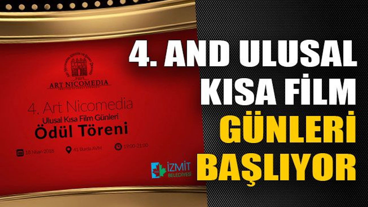 4. And ulusal Kısa film Günleri başlıyor