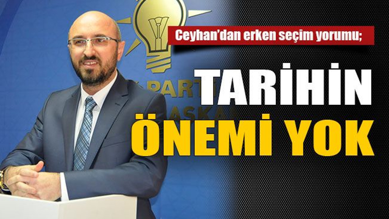 Tarihin önemi yok
