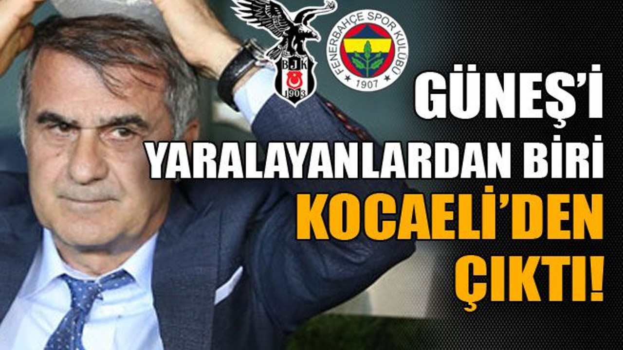 Şenol Güneş'i yaralayanlardan biri Kocaeli'den çıktı!