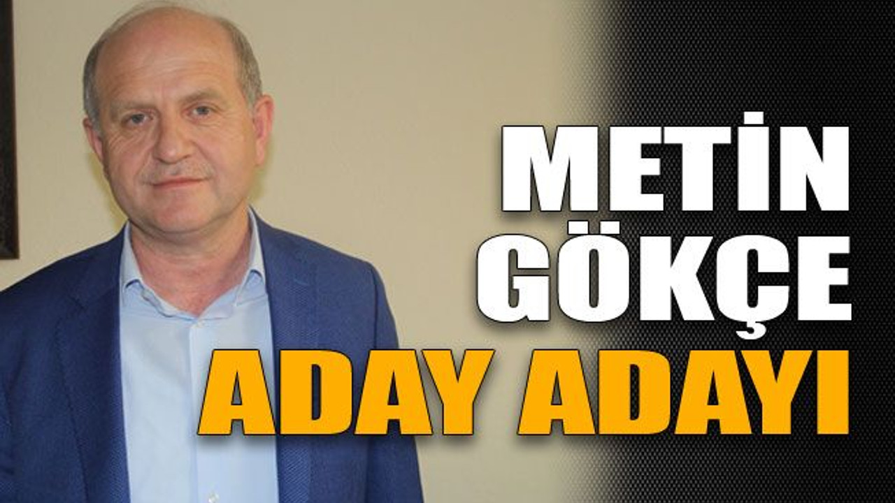 Metin Gökçe aday adayı