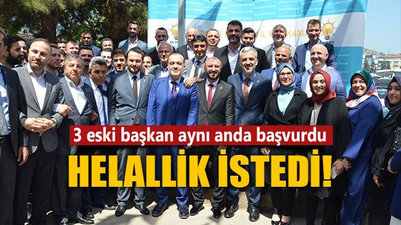 AKP'de üçü bir arada başvuru!