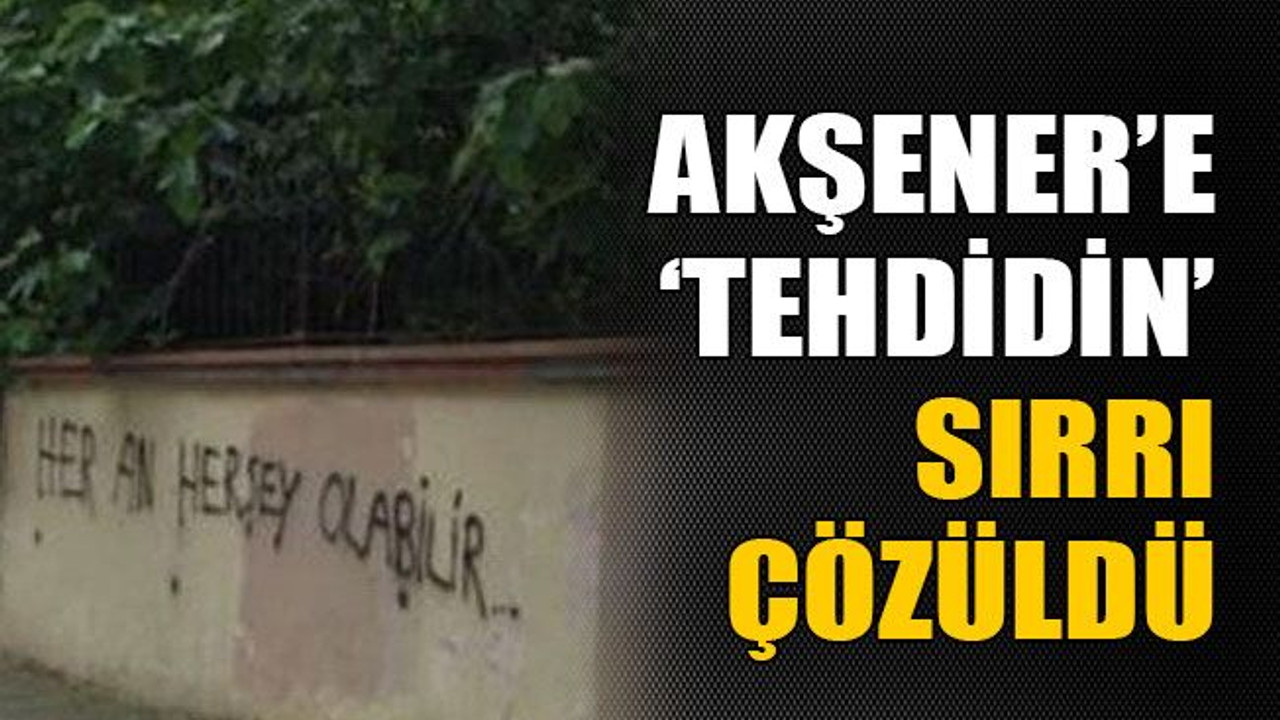 Akşener’e ‘tehdidin’ sırrı çözüldü