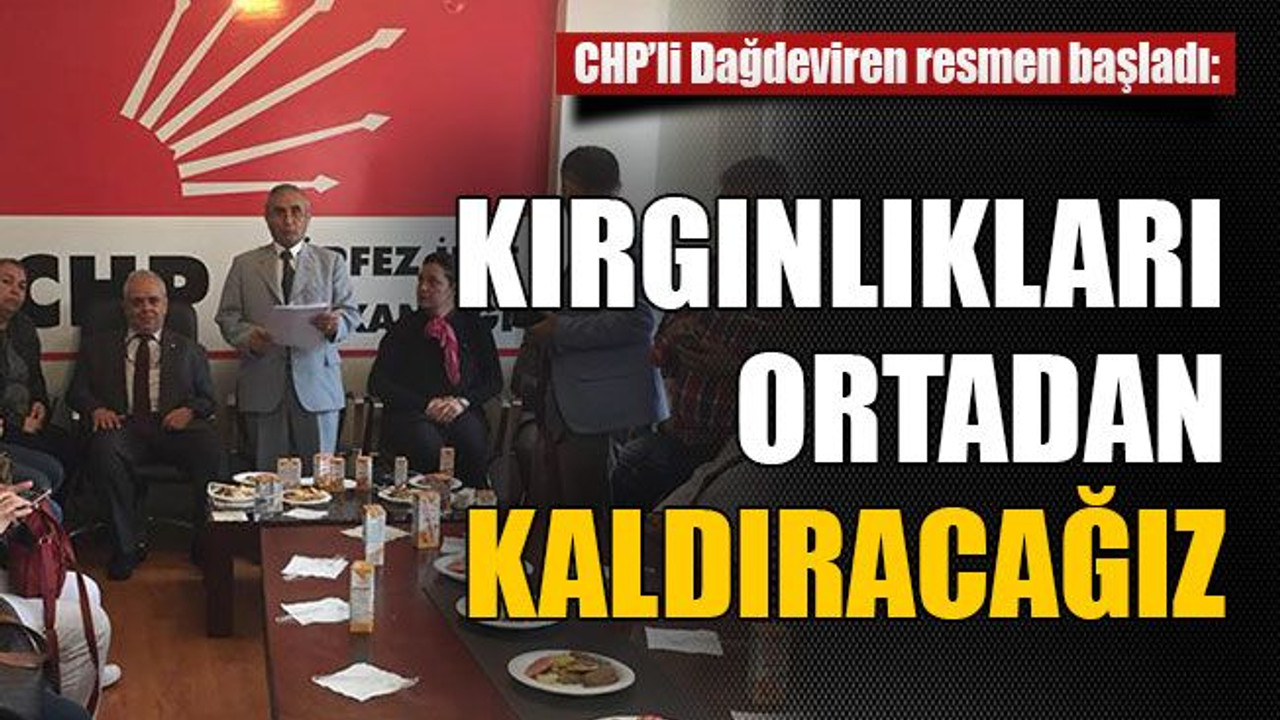 Kırgınlıkları ortadan kaldıracağız