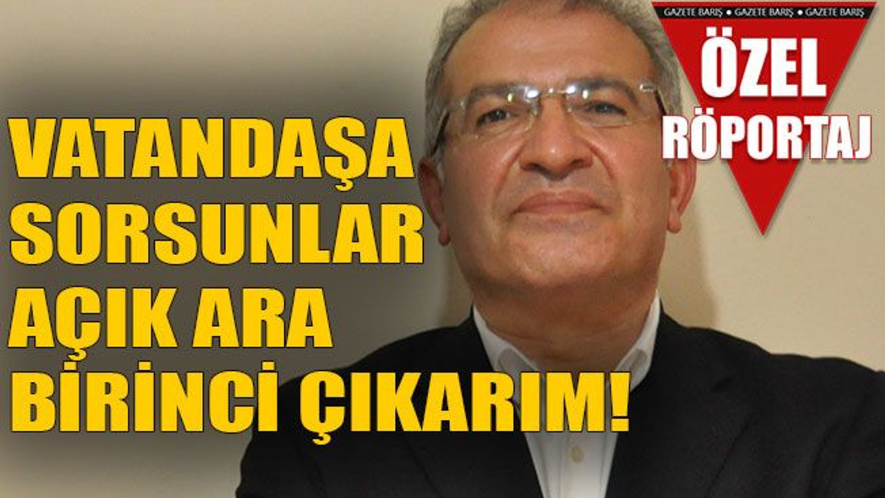 Vatandaşa sorsunlar açık ara birinci çıkarım!